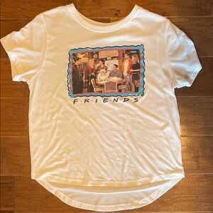White Friends Graphic T-Shirt